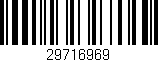 Código de barras (EAN, GTIN, SKU, ISBN): '29716969'