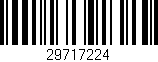 Código de barras (EAN, GTIN, SKU, ISBN): '29717224'