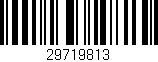 Código de barras (EAN, GTIN, SKU, ISBN): '29719813'