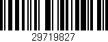 Código de barras (EAN, GTIN, SKU, ISBN): '29719827'