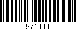 Código de barras (EAN, GTIN, SKU, ISBN): '29719900'