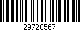 Código de barras (EAN, GTIN, SKU, ISBN): '29720567'