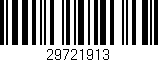 Código de barras (EAN, GTIN, SKU, ISBN): '29721913'