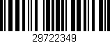 Código de barras (EAN, GTIN, SKU, ISBN): '29722349'