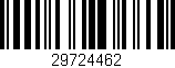 Código de barras (EAN, GTIN, SKU, ISBN): '29724462'
