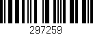Código de barras (EAN, GTIN, SKU, ISBN): '297259'