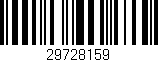 Código de barras (EAN, GTIN, SKU, ISBN): '29728159'