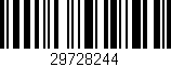 Código de barras (EAN, GTIN, SKU, ISBN): '29728244'