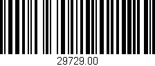 Código de barras (EAN, GTIN, SKU, ISBN): '29729.00'