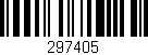 Código de barras (EAN, GTIN, SKU, ISBN): '297405'