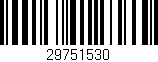 Código de barras (EAN, GTIN, SKU, ISBN): '29751530'