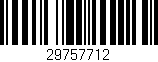 Código de barras (EAN, GTIN, SKU, ISBN): '29757712'