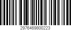 Código de barras (EAN, GTIN, SKU, ISBN): '2976469800223'