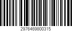 Código de barras (EAN, GTIN, SKU, ISBN): '2976469800315'