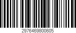 Código de barras (EAN, GTIN, SKU, ISBN): '2976469800605'