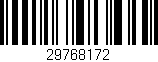 Código de barras (EAN, GTIN, SKU, ISBN): '29768172'