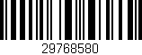 Código de barras (EAN, GTIN, SKU, ISBN): '29768580'