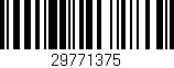 Código de barras (EAN, GTIN, SKU, ISBN): '29771375'