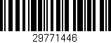 Código de barras (EAN, GTIN, SKU, ISBN): '29771446'