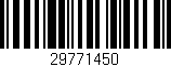 Código de barras (EAN, GTIN, SKU, ISBN): '29771450'