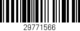 Código de barras (EAN, GTIN, SKU, ISBN): '29771566'