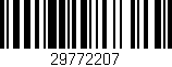Código de barras (EAN, GTIN, SKU, ISBN): '29772207'