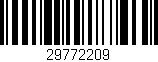 Código de barras (EAN, GTIN, SKU, ISBN): '29772209'