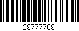 Código de barras (EAN, GTIN, SKU, ISBN): '29777709'
