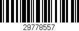 Código de barras (EAN, GTIN, SKU, ISBN): '29778557'