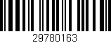 Código de barras (EAN, GTIN, SKU, ISBN): '29780163'