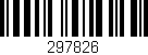 Código de barras (EAN, GTIN, SKU, ISBN): '297826'