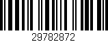 Código de barras (EAN, GTIN, SKU, ISBN): '29782872'