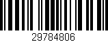 Código de barras (EAN, GTIN, SKU, ISBN): '29784806'