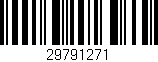 Código de barras (EAN, GTIN, SKU, ISBN): '29791271'