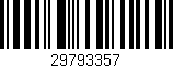 Código de barras (EAN, GTIN, SKU, ISBN): '29793357'