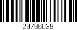 Código de barras (EAN, GTIN, SKU, ISBN): '29796039'