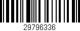 Código de barras (EAN, GTIN, SKU, ISBN): '29796336'