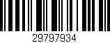 Código de barras (EAN, GTIN, SKU, ISBN): '29797934'