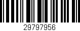 Código de barras (EAN, GTIN, SKU, ISBN): '29797956'