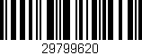 Código de barras (EAN, GTIN, SKU, ISBN): '29799620'