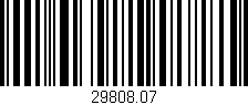 Código de barras (EAN, GTIN, SKU, ISBN): '29808.07'