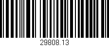 Código de barras (EAN, GTIN, SKU, ISBN): '29808.13'