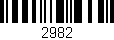 Código de barras (EAN, GTIN, SKU, ISBN): '2982'