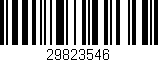 Código de barras (EAN, GTIN, SKU, ISBN): '29823546'