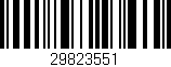 Código de barras (EAN, GTIN, SKU, ISBN): '29823551'