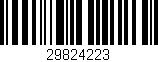 Código de barras (EAN, GTIN, SKU, ISBN): '29824223'
