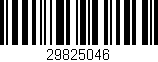 Código de barras (EAN, GTIN, SKU, ISBN): '29825046'
