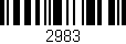 Código de barras (EAN, GTIN, SKU, ISBN): '2983'