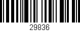Código de barras (EAN, GTIN, SKU, ISBN): '29836'