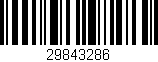 Código de barras (EAN, GTIN, SKU, ISBN): '29843286'